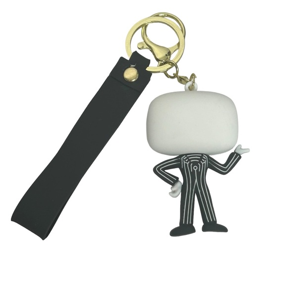 Disney’s Nightmare Before Christmas Jack Skellington 3D Rubber Keychain NWT - Picture 3 of 14